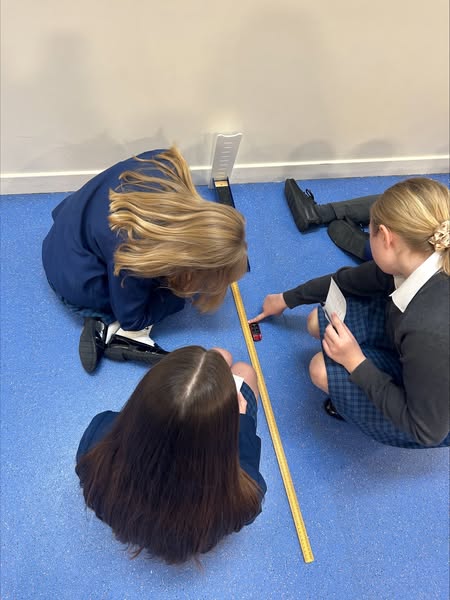 Year 7 take on the challenge of investigating motion!