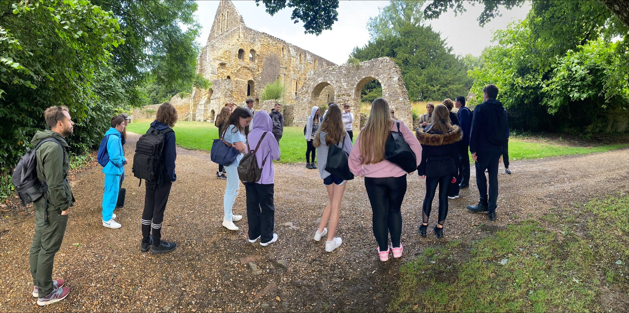 Stepping back in time: History students visit Battle Abbey 