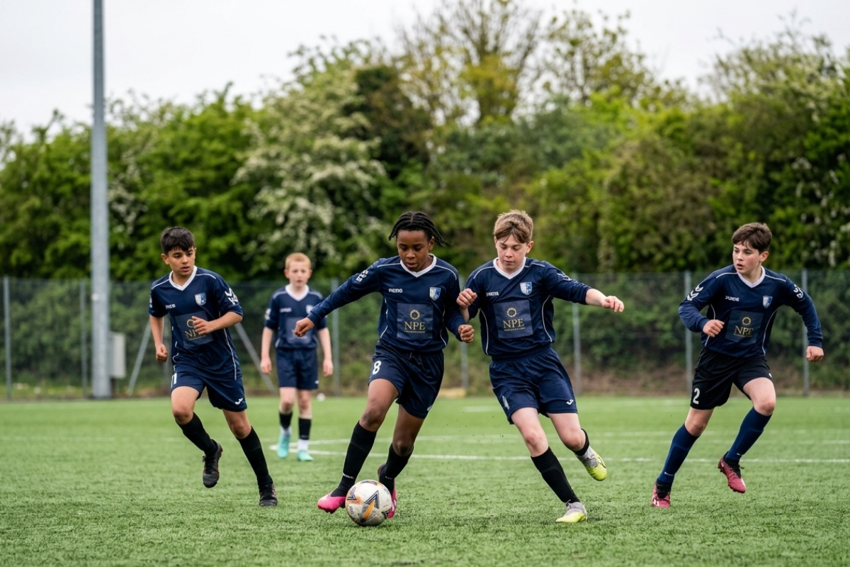 Aylesford year 8 football team make Maidstone Schools Football Final 