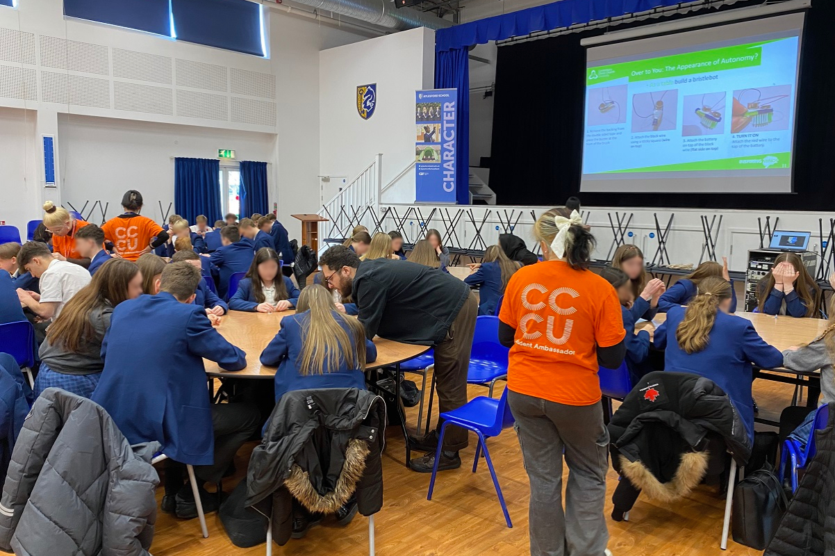 Canterbury Christchurch University deliver an excellent workshop to Year 9 students