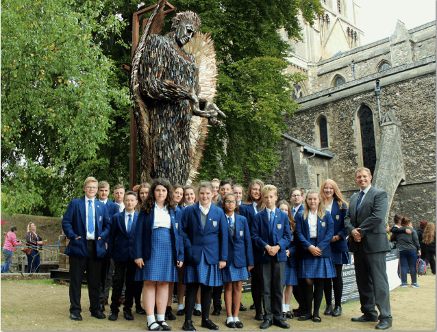 Aylesford visit the Knife Angel