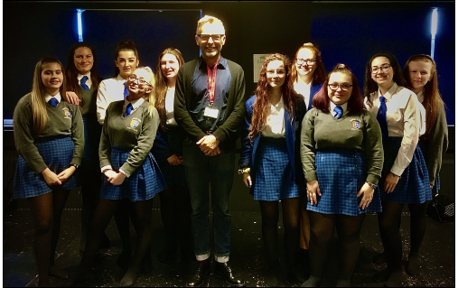 Actor Phil Wright Visits Aylesford School