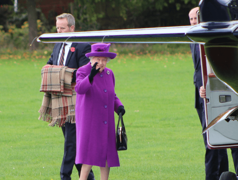 The Queen comes to Aylesford School