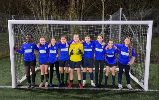 Year 8 Girls Football Success
