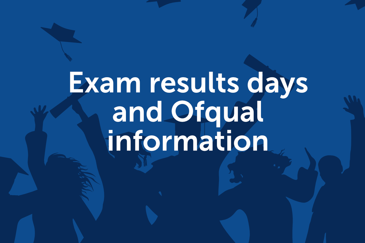 Exam results days and Ofqual information